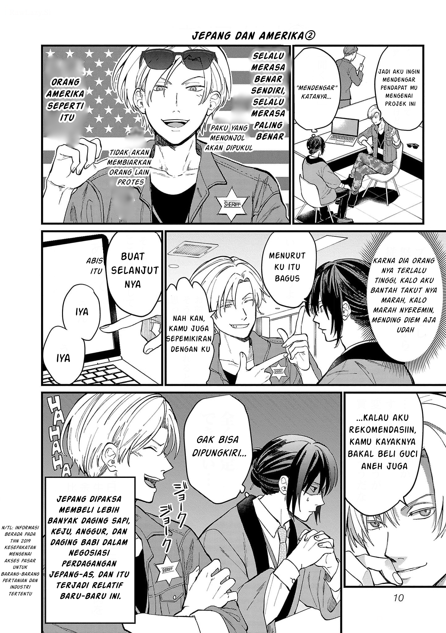 Chiseigaku Boys: Kuni ga Salaryman ni Natte Hataraku Kaisha Chapter 1 - halaman 9
