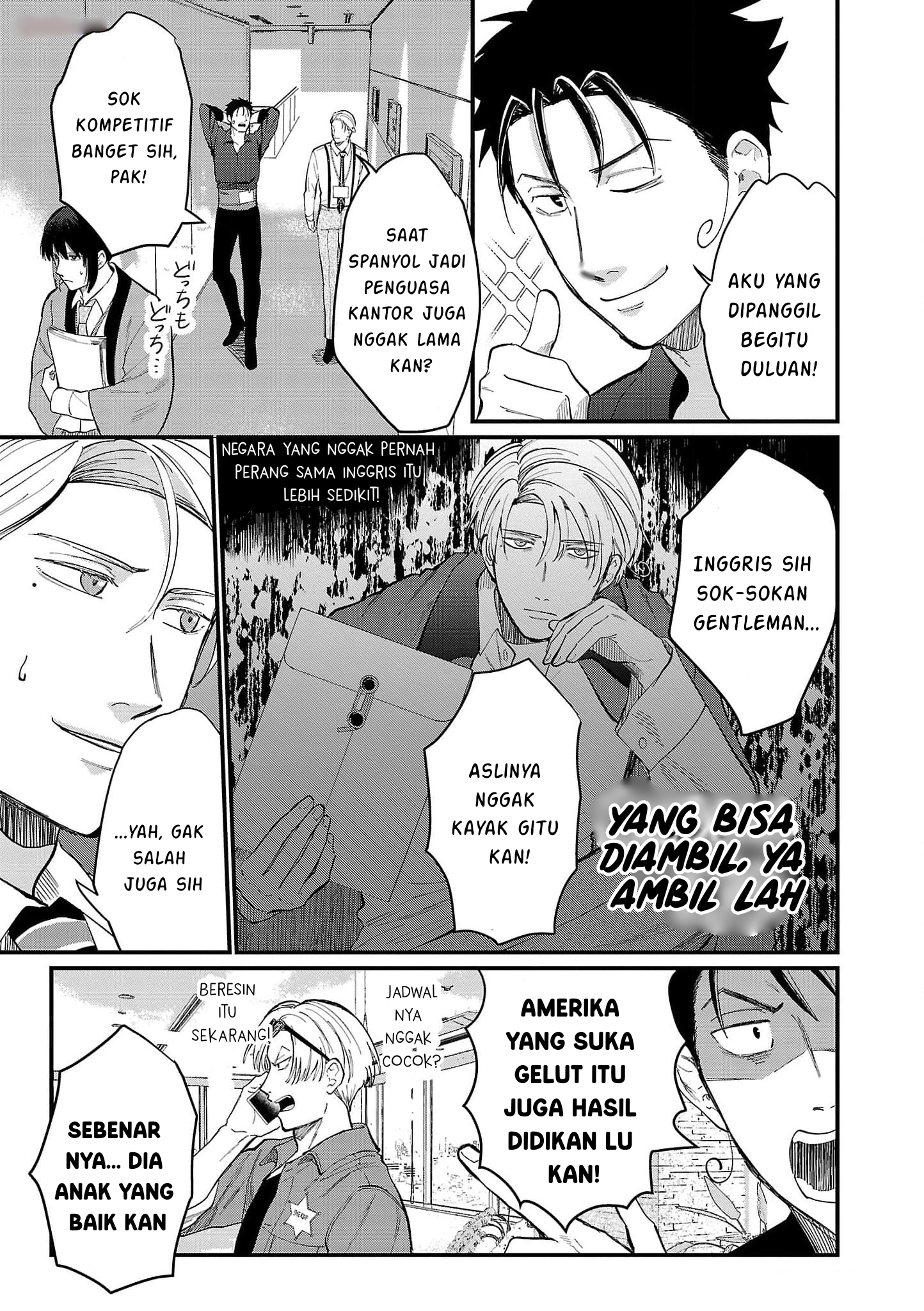 Chiseigaku Boys: Kuni ga Salaryman ni Natte Hataraku Kaisha Chapter 12 - halaman 8