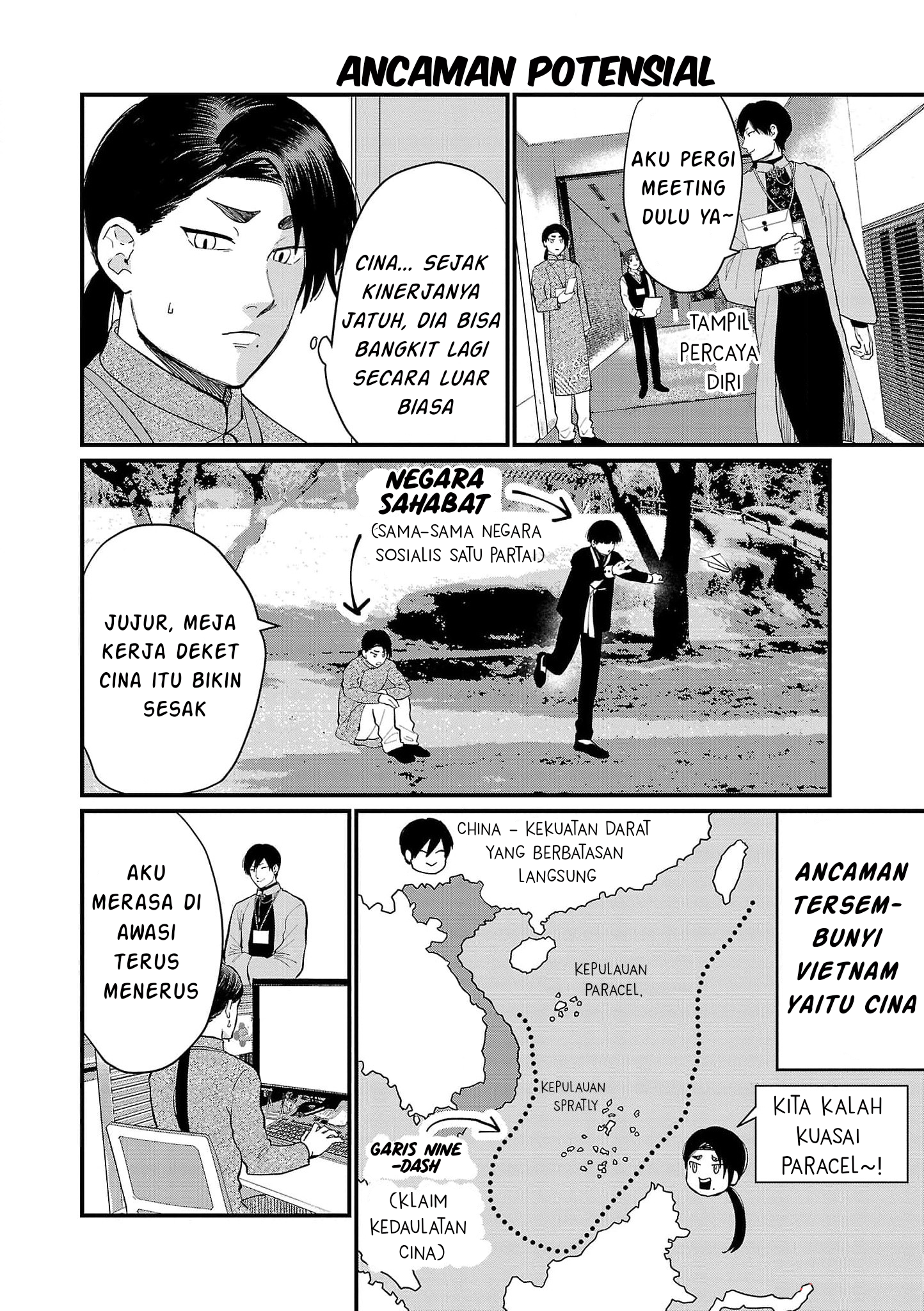 Chiseigaku Boys: Kuni ga Salaryman ni Natte Hataraku Kaisha Chapter 18 - halaman 8