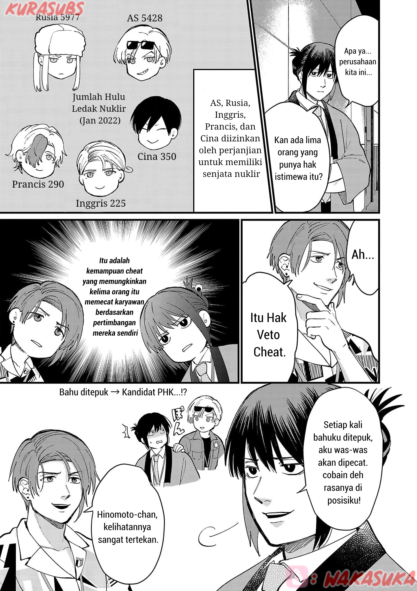 Chiseigaku Boys: Kuni ga Salaryman ni Natte Hataraku Kaisha Chapter 21 - halaman 9