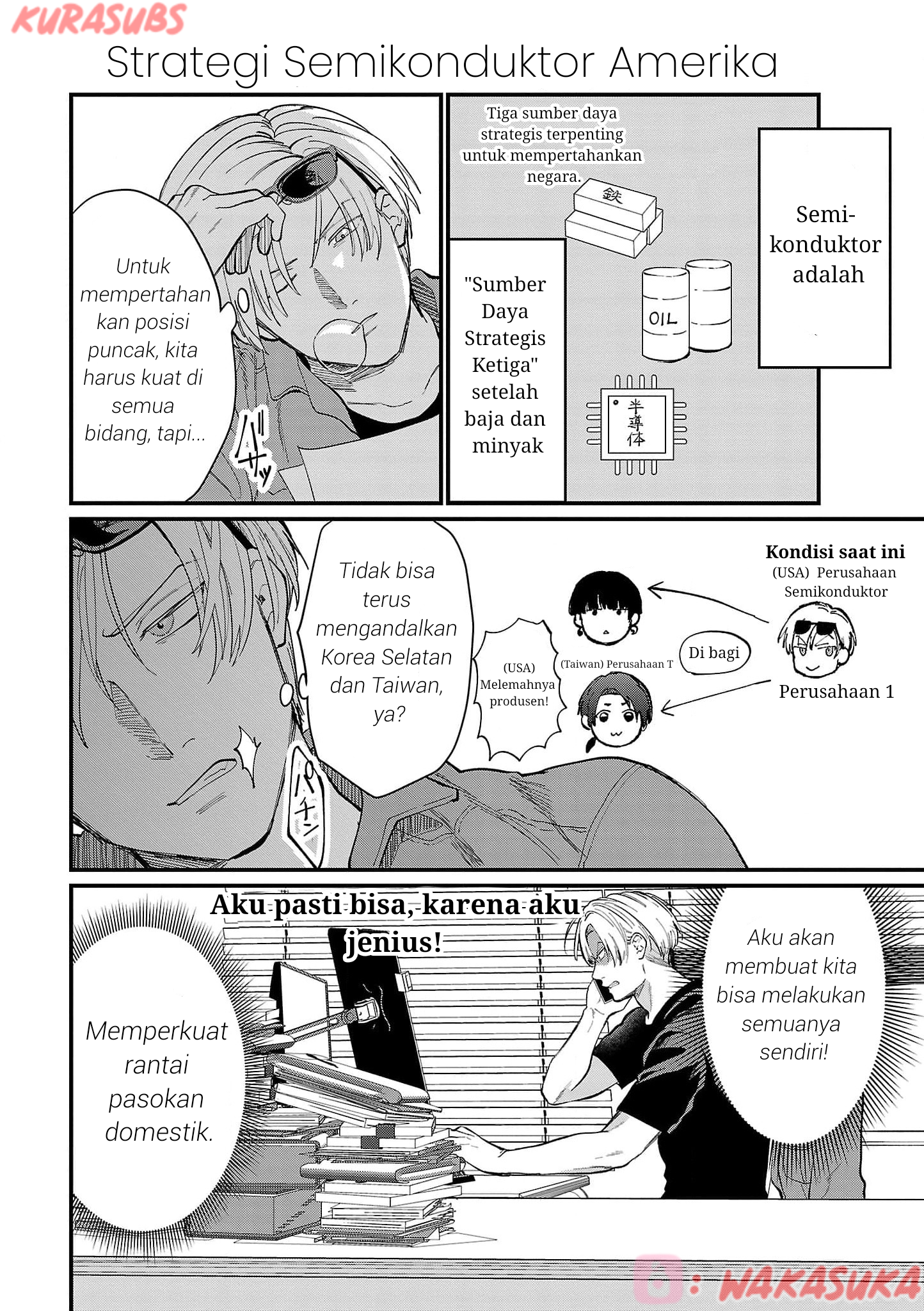 Chiseigaku Boys: Kuni ga Salaryman ni Natte Hataraku Kaisha Chapter 22 - halaman 6
