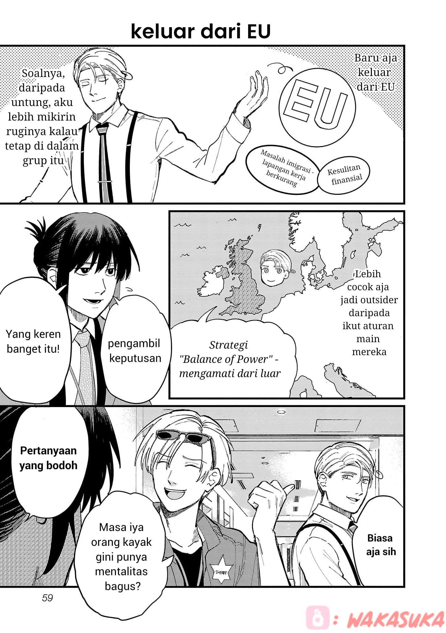 Chiseigaku Boys: Kuni ga Salaryman ni Natte Hataraku Kaisha Chapter 25 - halaman 3