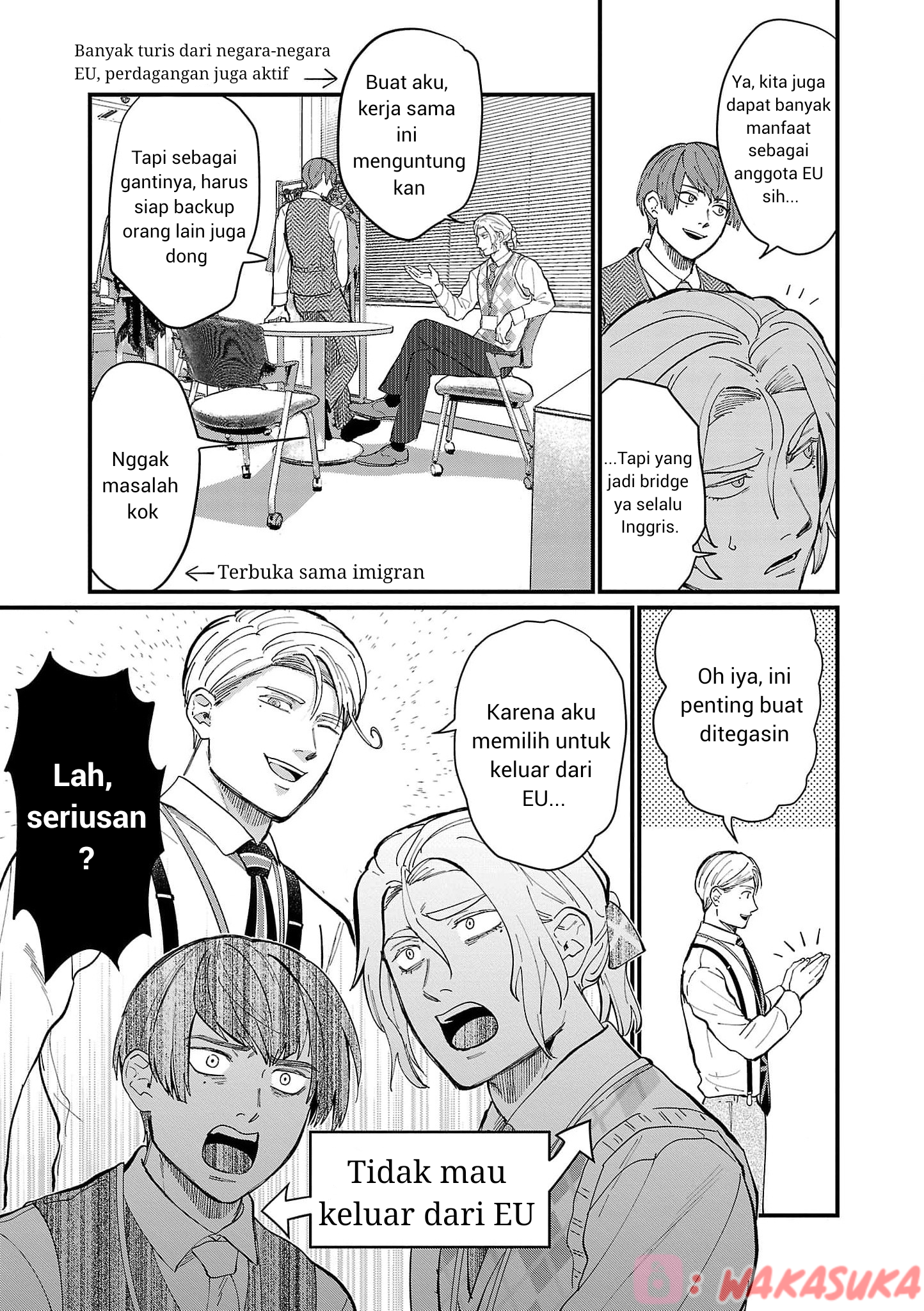 Chiseigaku Boys: Kuni ga Salaryman ni Natte Hataraku Kaisha Chapter 25 - halaman 5