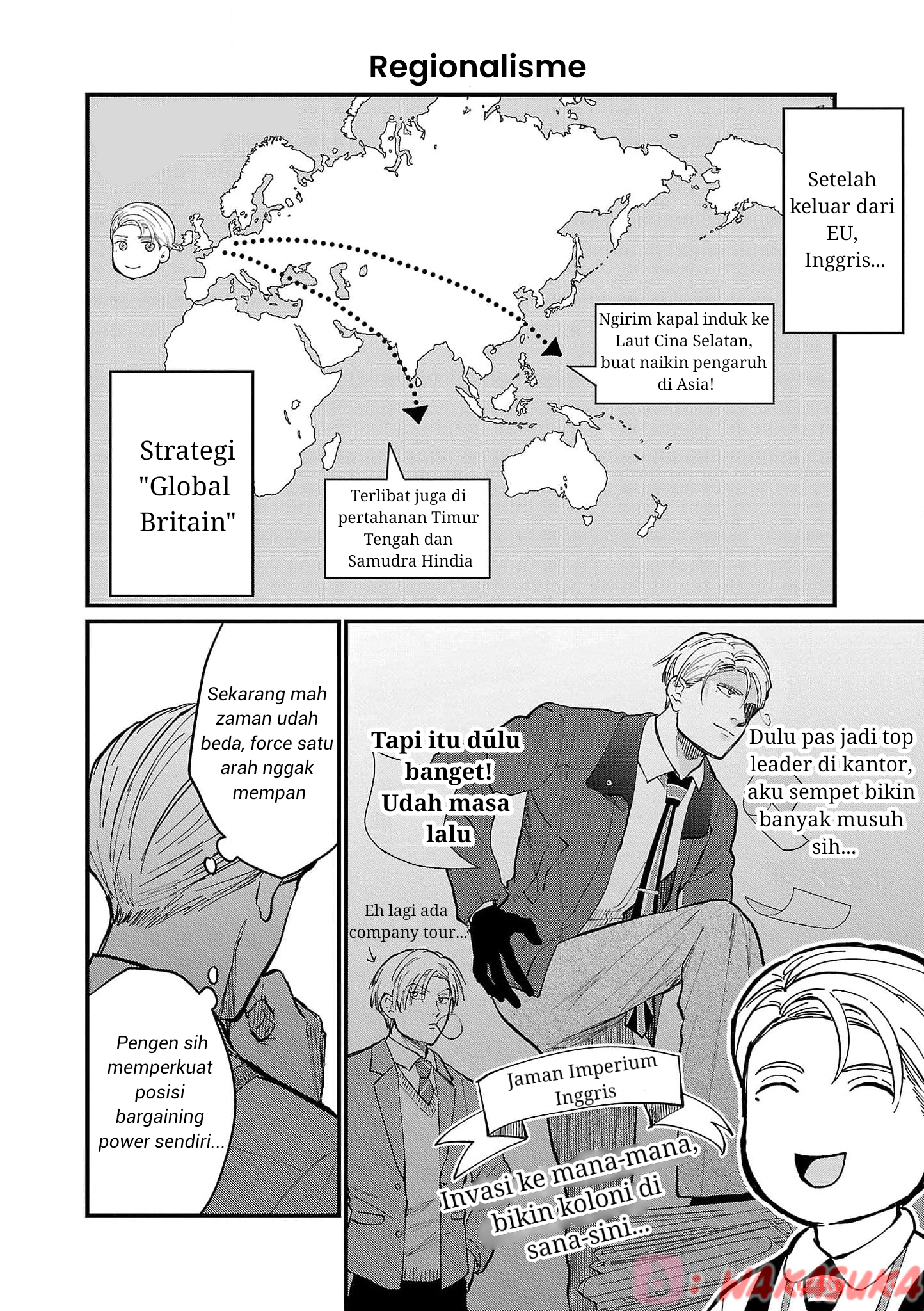 Chiseigaku Boys: Kuni ga Salaryman ni Natte Hataraku Kaisha Chapter 25 - halaman 6