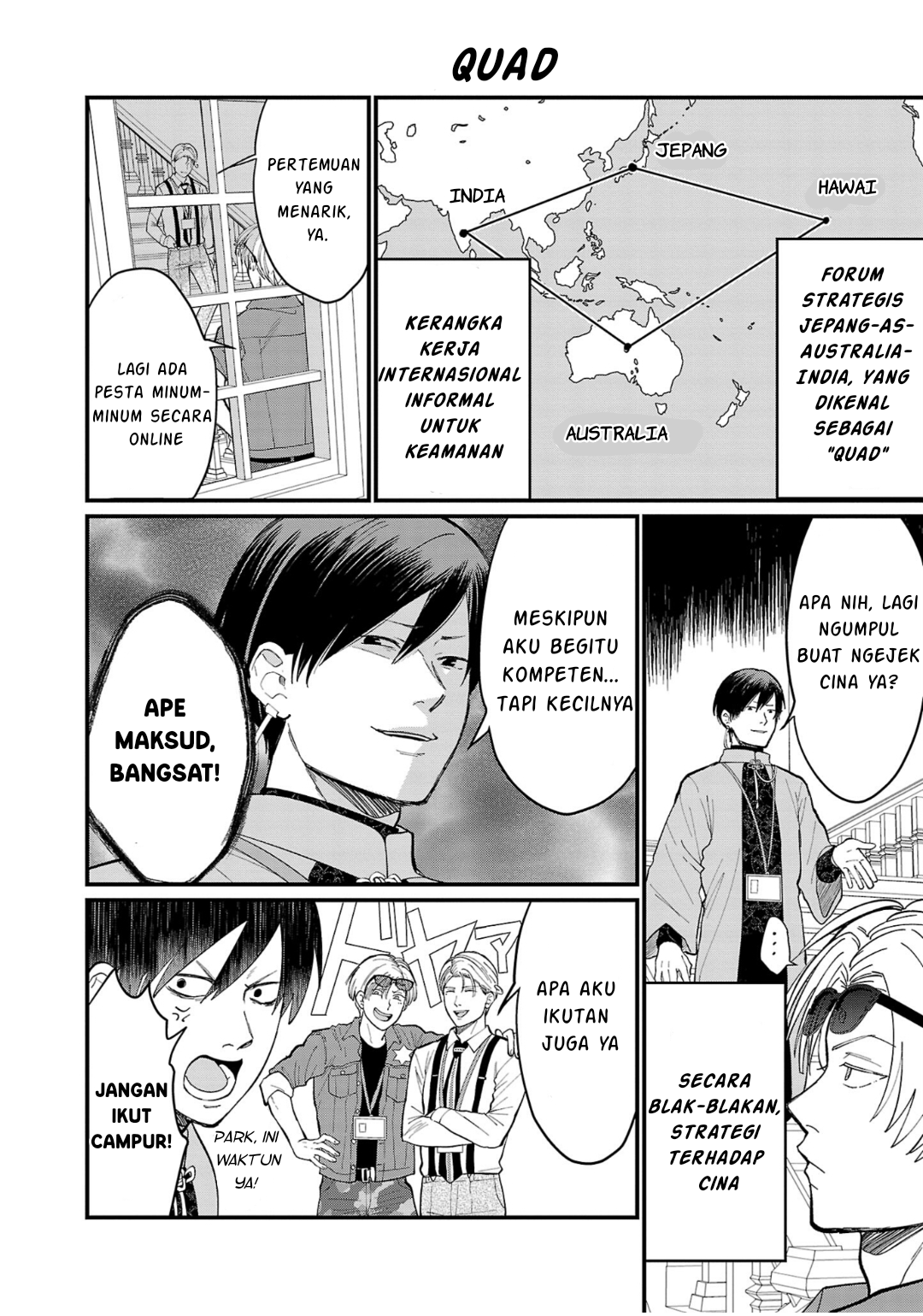 Chiseigaku Boys: Kuni ga Salaryman ni Natte Hataraku Kaisha Chapter 5 - halaman 11