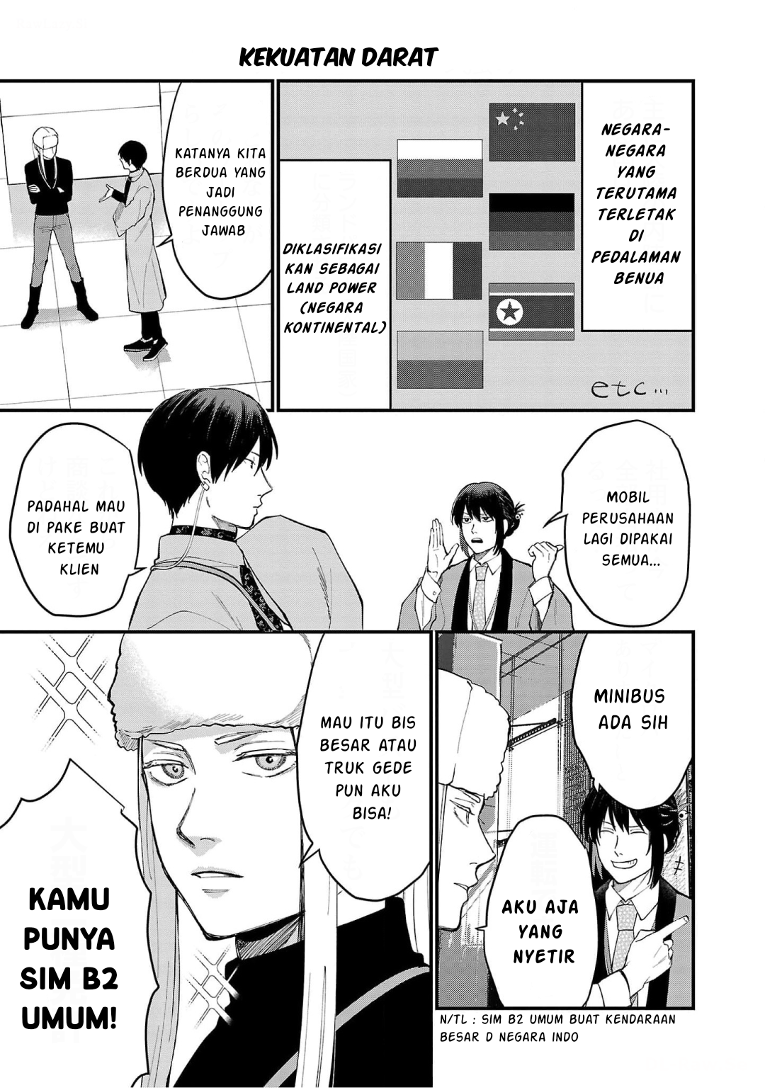 Chiseigaku Boys: Kuni ga Salaryman ni Natte Hataraku Kaisha Chapter 8 - halaman 3