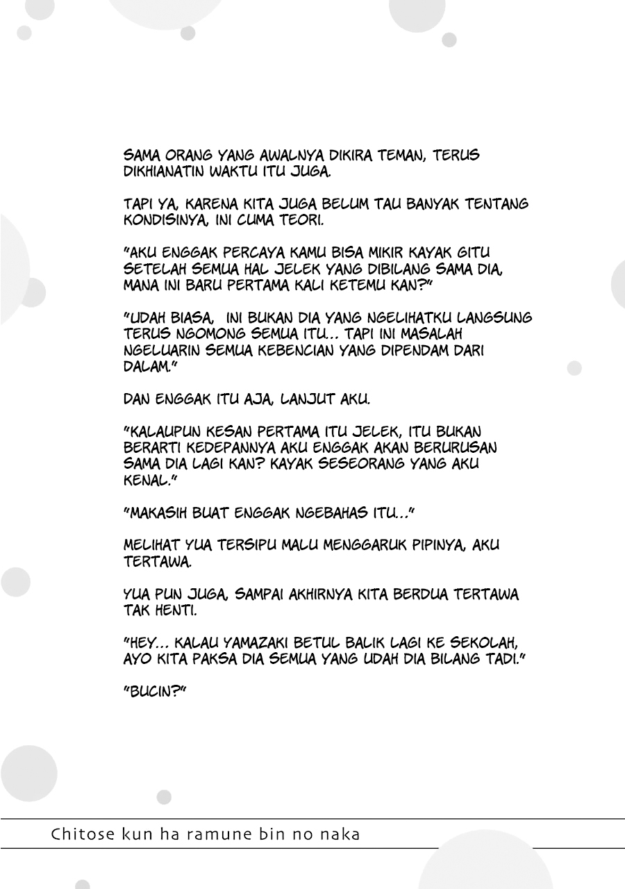 Chitose-kun is Inside a Ramune Bottle Chapter 4.5 - halaman 15