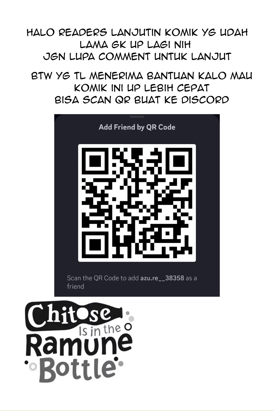 Chitose-kun is Inside a Ramune Bottle Chapter 9 - halaman 44