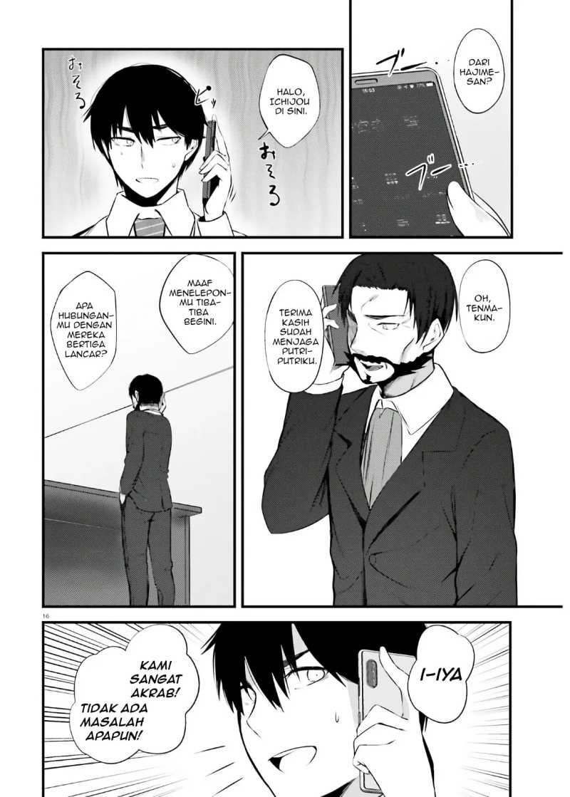 Choppiri Ecchi na Sanshimai demo, Oyomesan ni Shitekuremasu ka? Chapter 10 - halaman 17