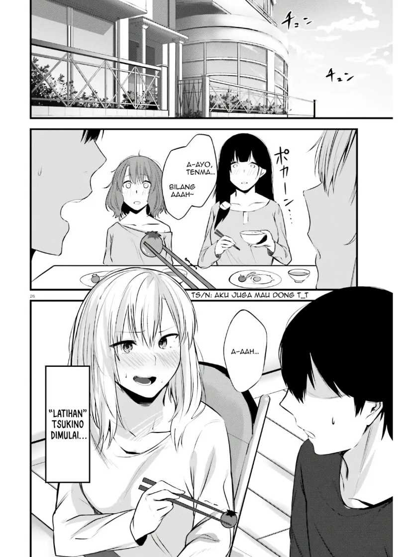 Choppiri Ecchi na Sanshimai demo, Oyomesan ni Shitekuremasu ka? Chapter 10 - halaman 27