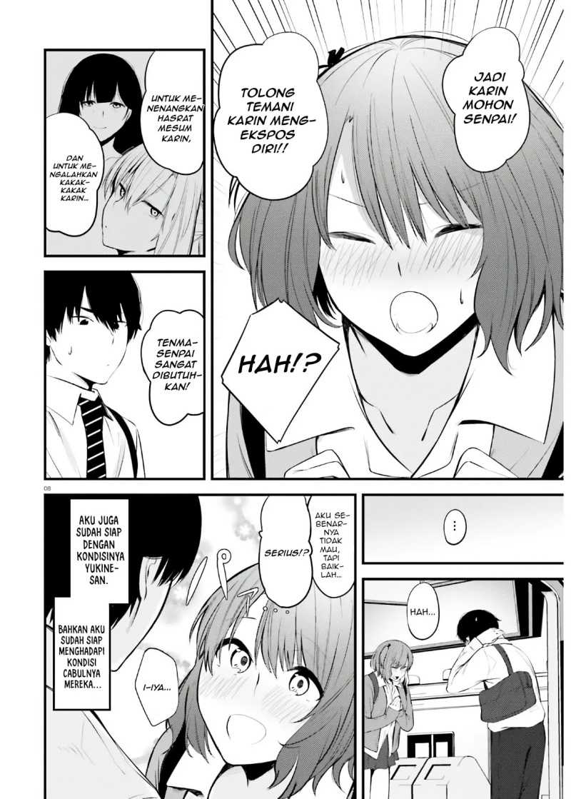 Choppiri Ecchi na Sanshimai demo, Oyomesan ni Shitekuremasu ka? Chapter 10 - halaman 9