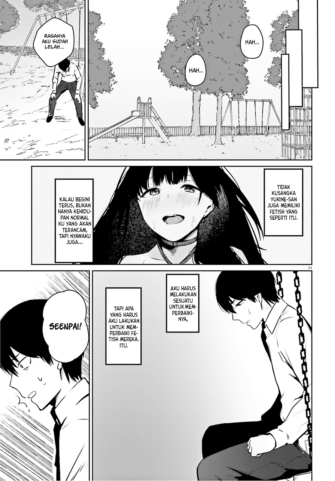 Choppiri Ecchi na Sanshimai demo, Oyomesan ni Shitekuremasu ka? Chapter 5 - halaman 12