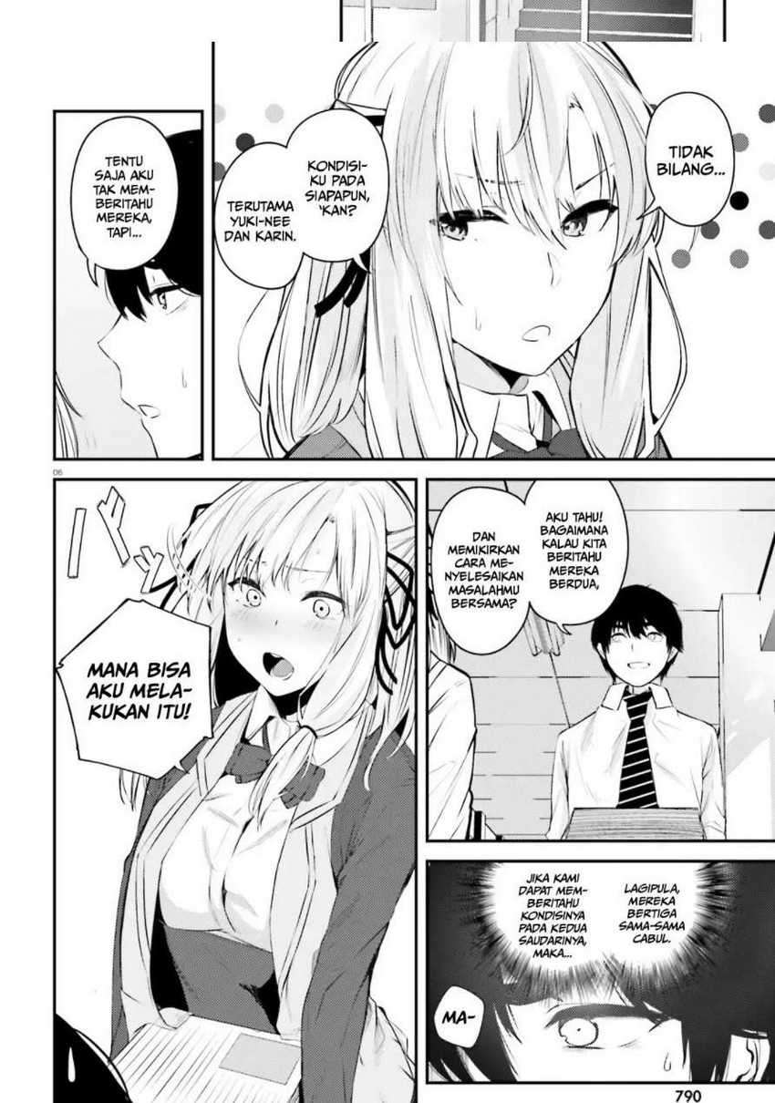 Choppiri Ecchi na Sanshimai demo, Oyomesan ni Shitekuremasu ka? Chapter 7 - halaman 7