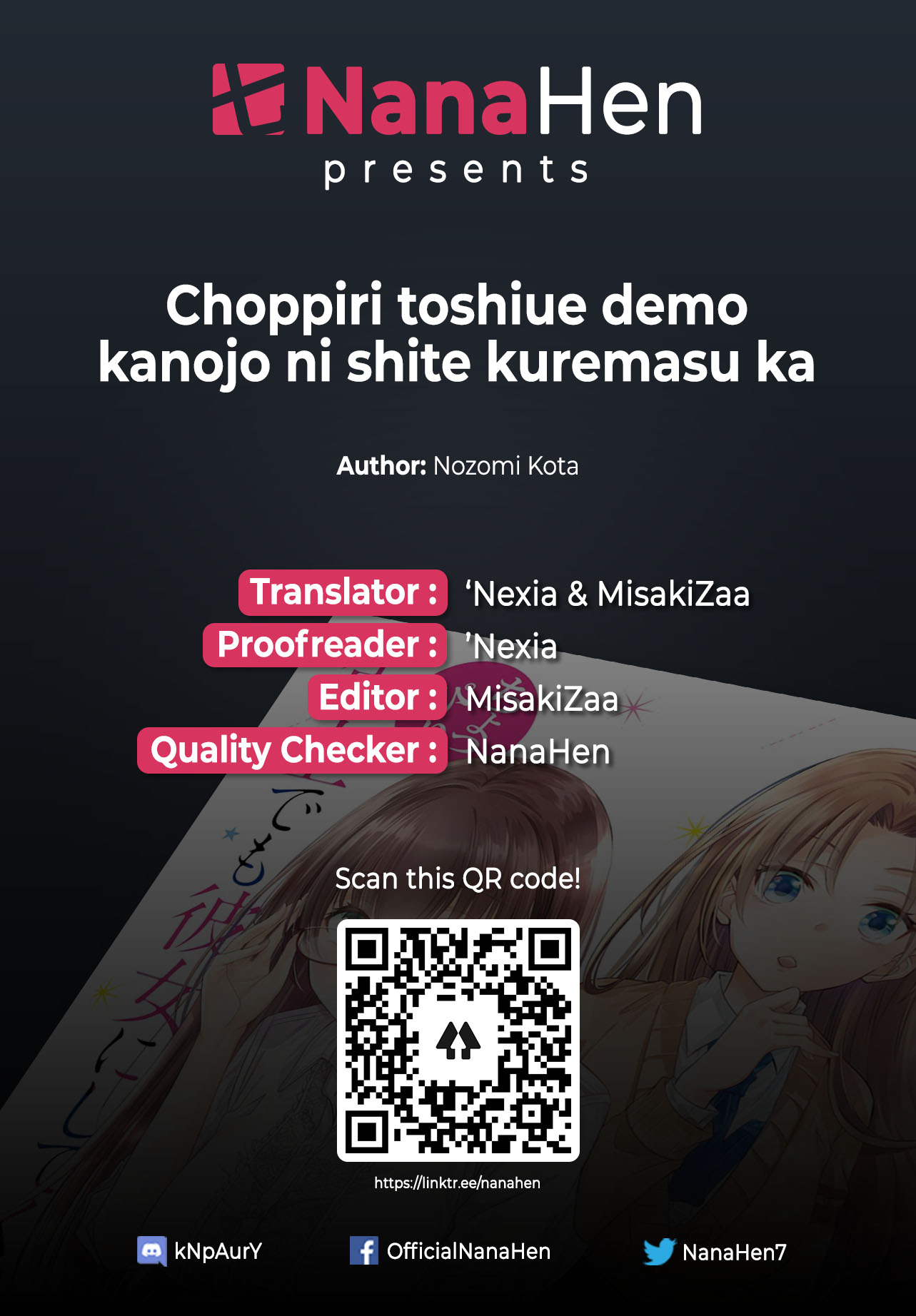 Choppiri Toshiue demo Kanojo ni Shite Kuremasu ka? Chapter 15 - halaman 1
