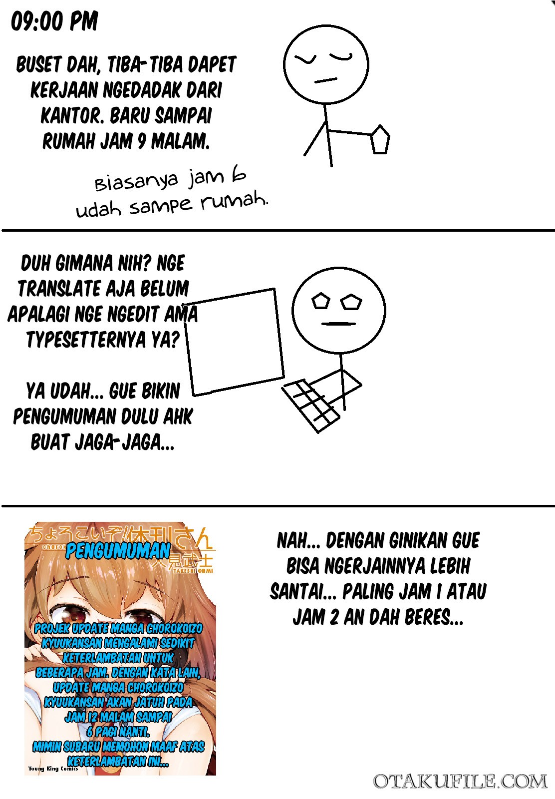 Chorokoi zo! Kyuukan-san Chapter 2 - halaman 31