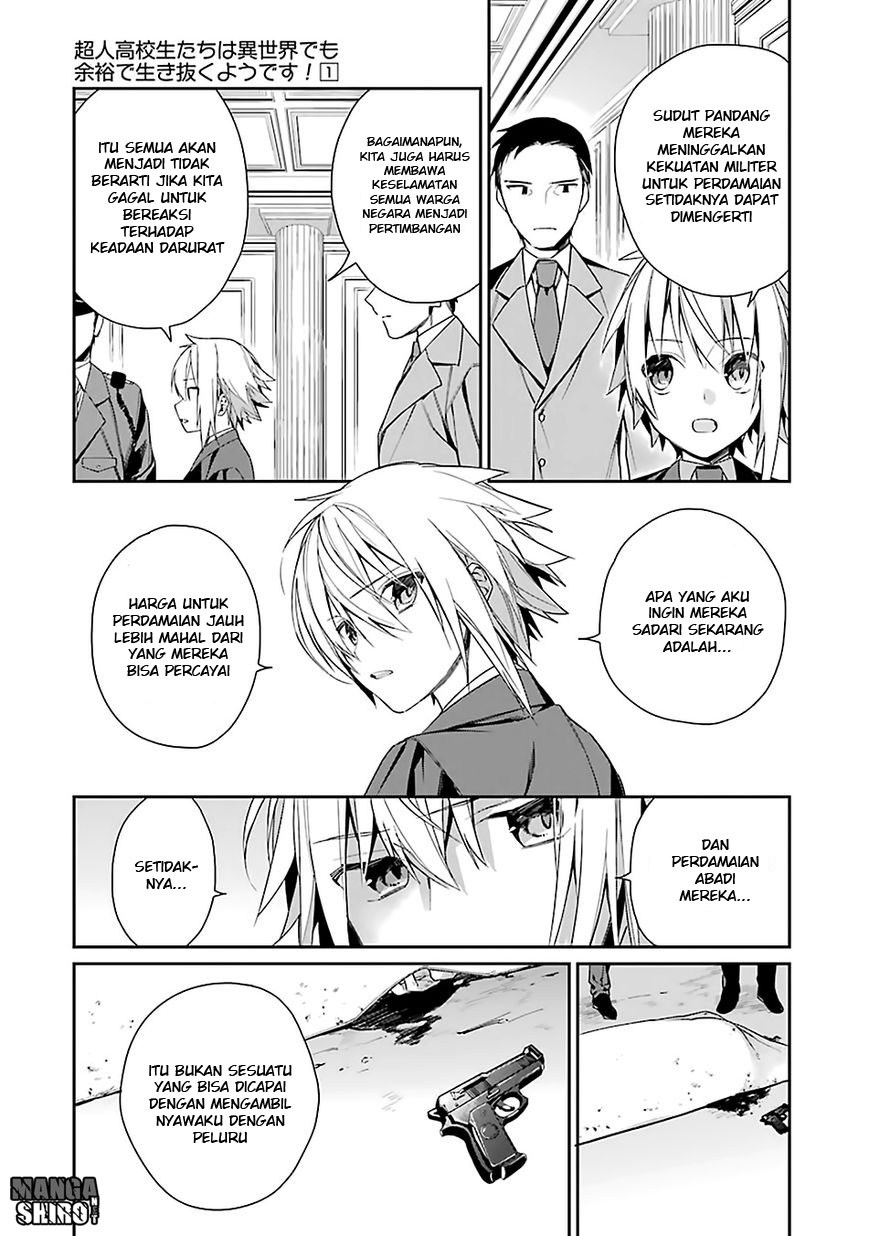Choujin Koukousei-tachi wa Isekai demo Yoyuu de Ikinuku you desu! Chapter 1 - halaman 19