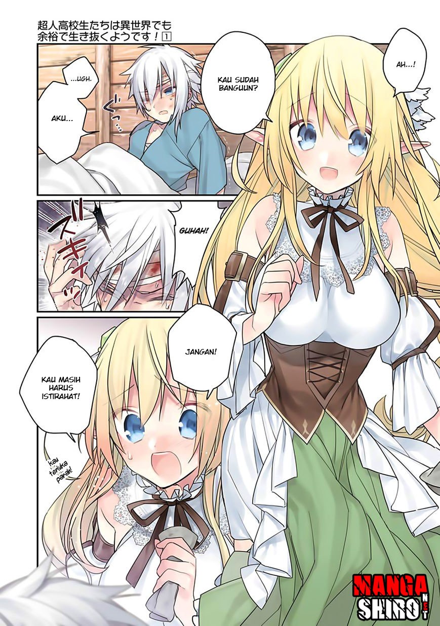Choujin Koukousei-tachi wa Isekai demo Yoyuu de Ikinuku you desu! Chapter 2 - halaman 2