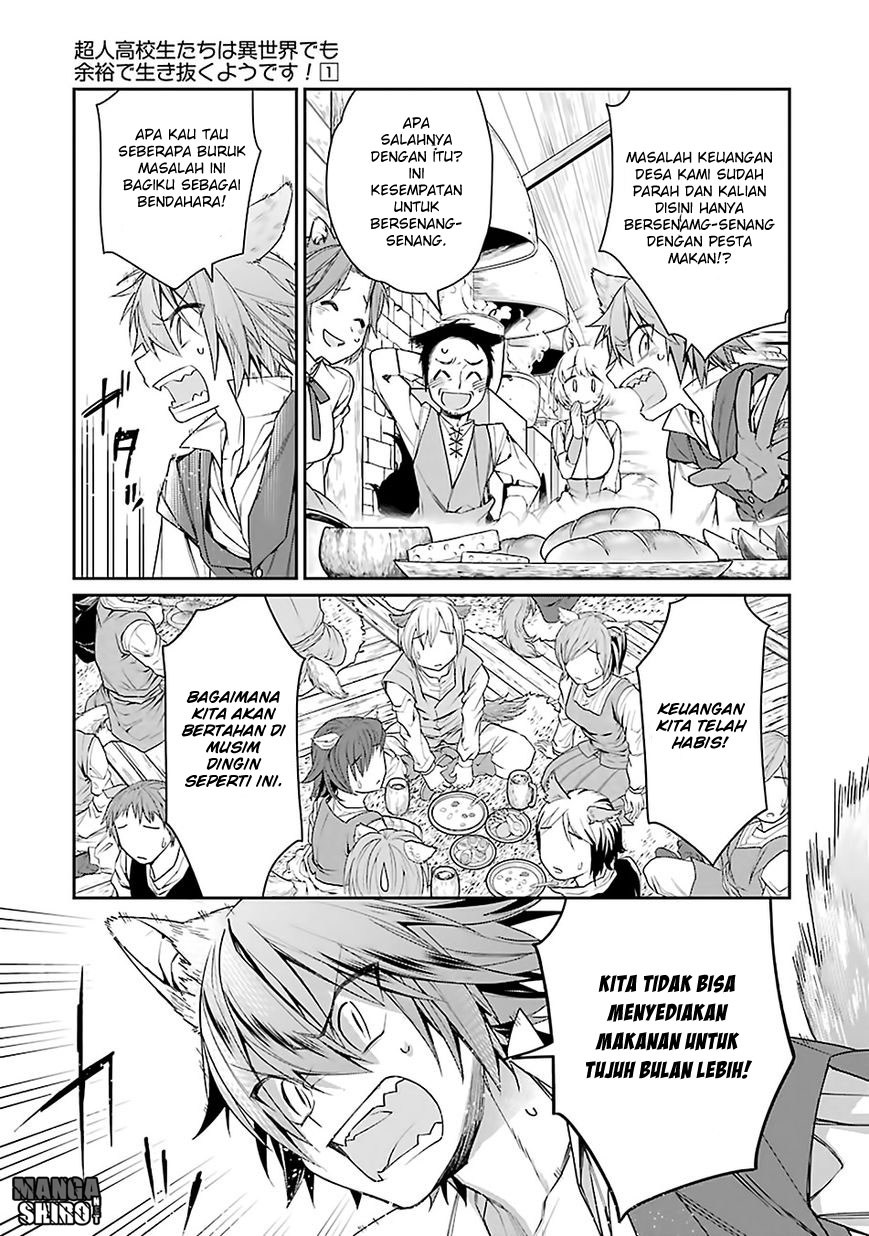 Choujin Koukousei-tachi wa Isekai demo Yoyuu de Ikinuku you desu! Chapter 3 - halaman 10