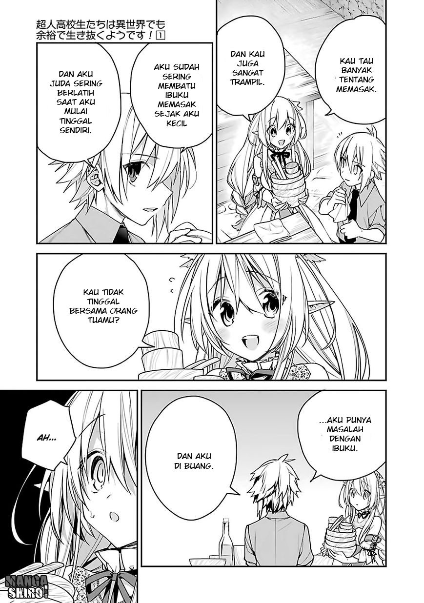 Choujin Koukousei-tachi wa Isekai demo Yoyuu de Ikinuku you desu! Chapter 4 - halaman 8