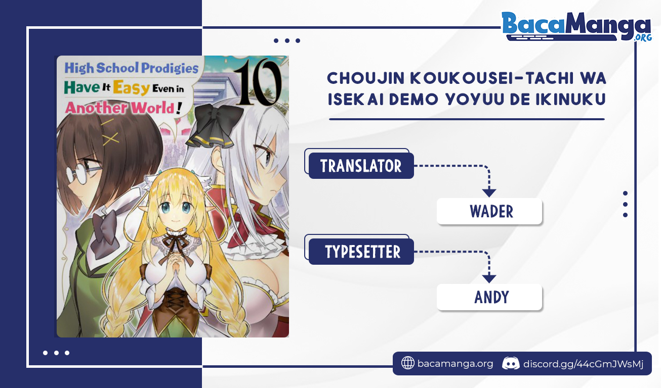 Choujin Koukousei-tachi wa Isekai demo Yoyuu de Ikinuku you desu! Chapter 41 - halaman 1