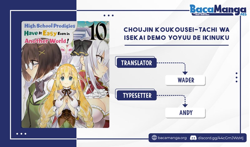 Choujin Koukousei-tachi wa Isekai demo Yoyuu de Ikinuku you desu! Chapter 44 - halaman 1