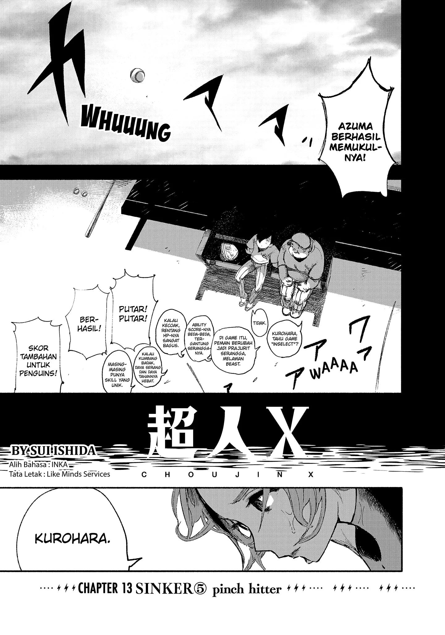 Choujin X Chapter 13 - halaman 1