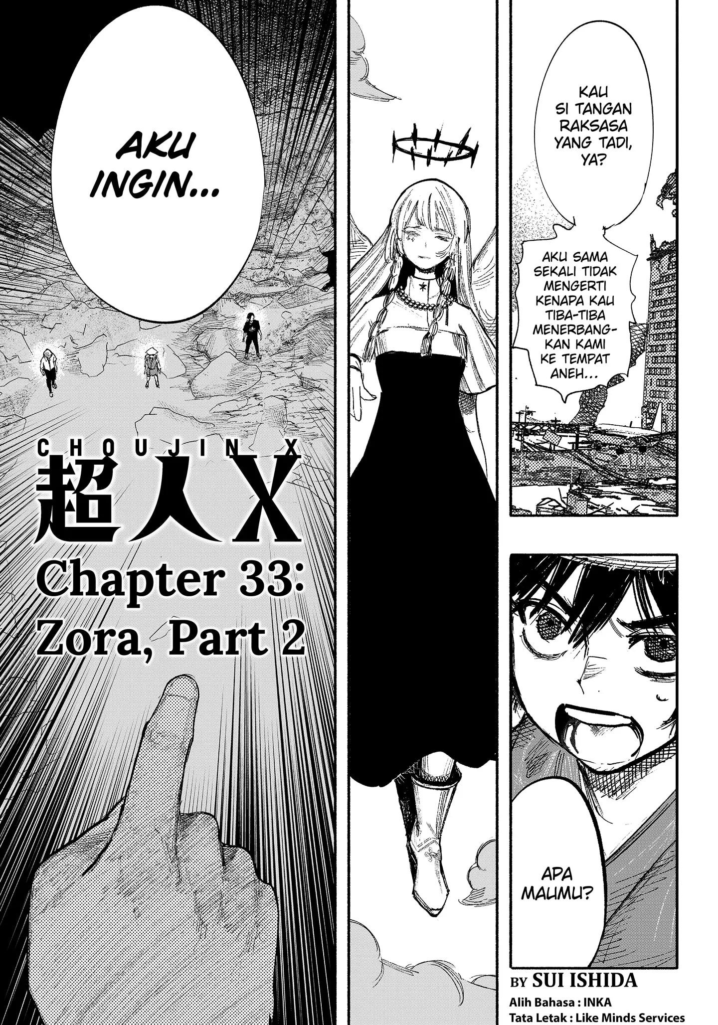 Choujin X Chapter 33.2 - halaman 1