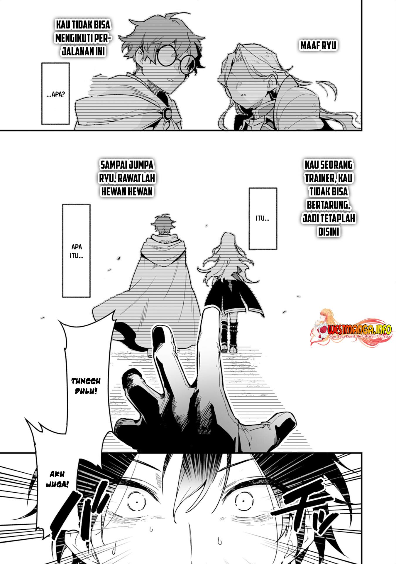 Choukyoushi wa Mamono ni Kakomarete Ikiteikimasu. Yuusha Party ni Oiteikareta kedo, Densetsu no Mamono to Deai Saikyou ni Natteta Chapter 1.1 - halaman 5