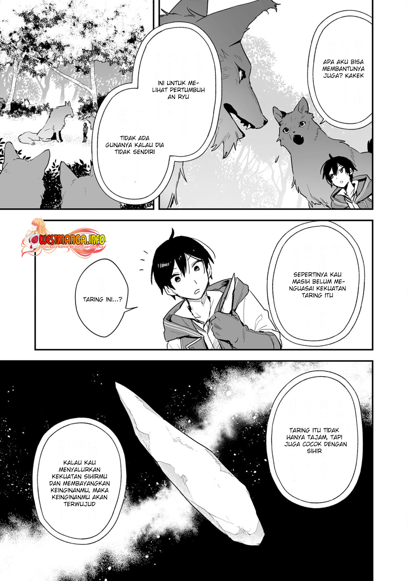 Choukyoushi wa Mamono ni Kakomarete Ikiteikimasu. Yuusha Party ni Oiteikareta kedo, Densetsu no Mamono to Deai Saikyou ni Natteta Chapter 2.1 - halaman 15