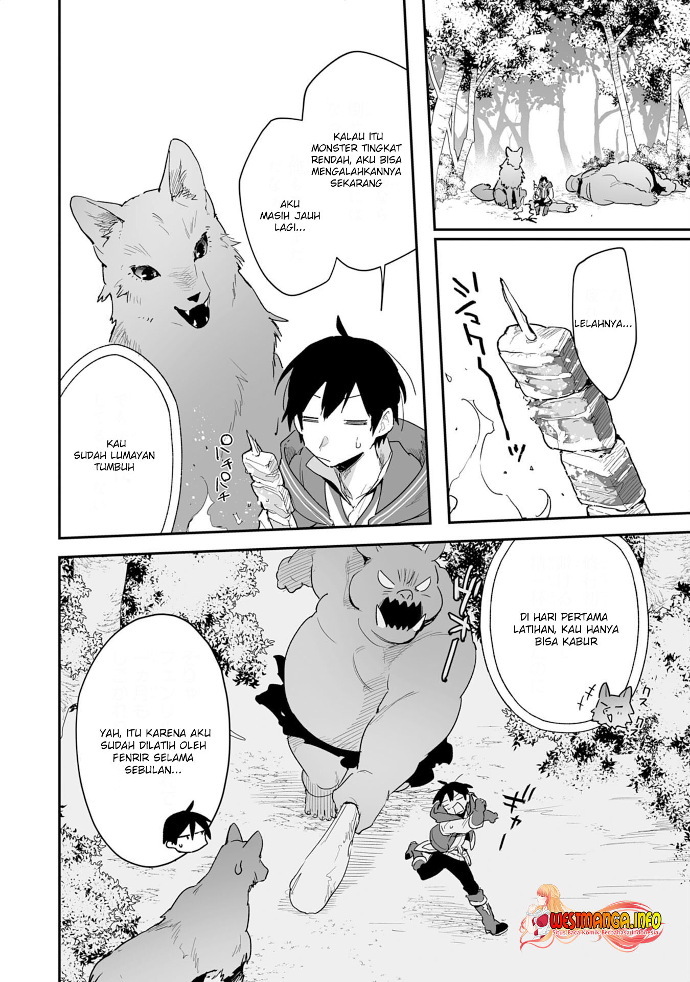 Choukyoushi wa Mamono ni Kakomarete Ikiteikimasu. Yuusha Party ni Oiteikareta kedo, Densetsu no Mamono to Deai Saikyou ni Natteta Chapter 2.1 - halaman 8