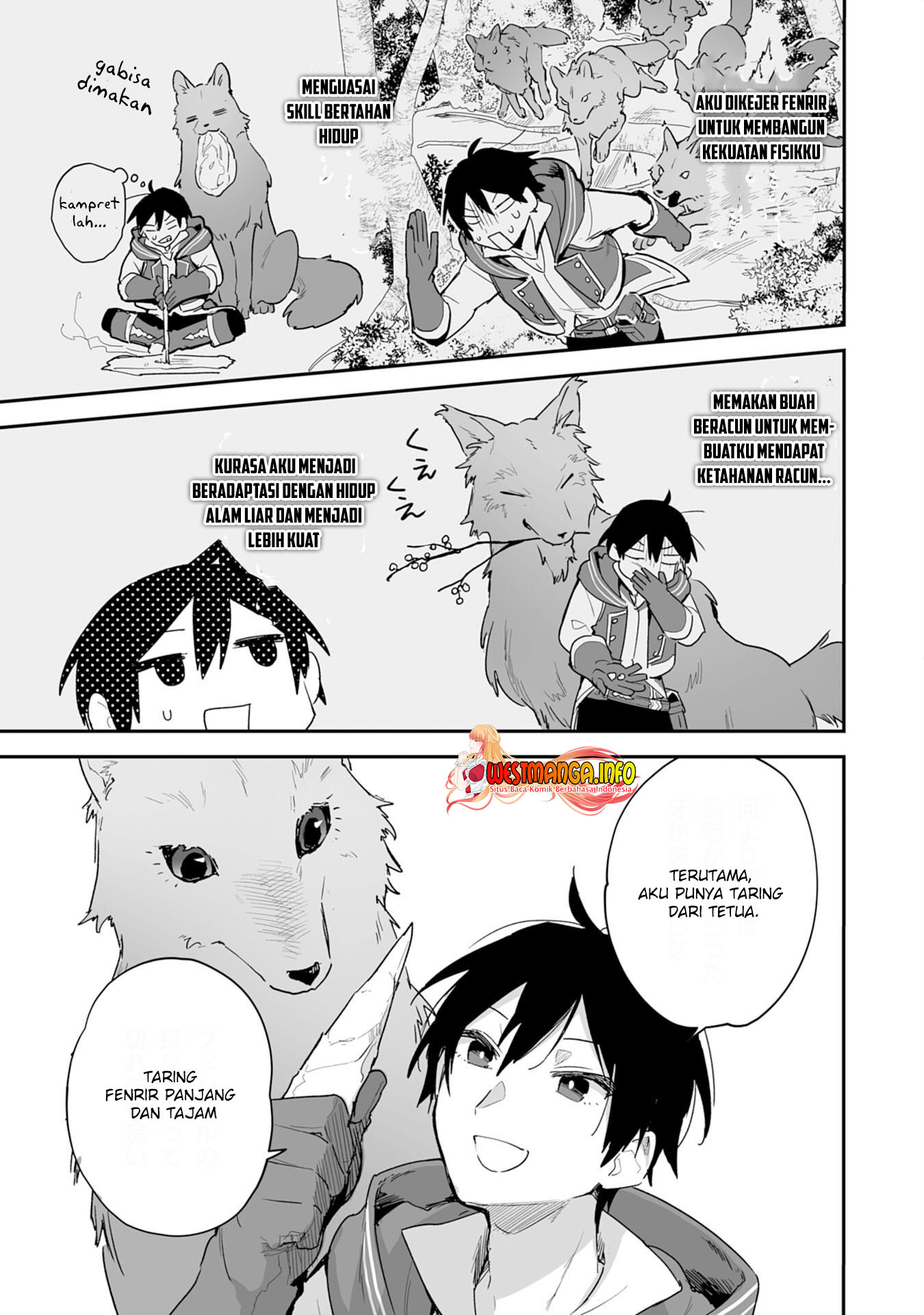 Choukyoushi wa Mamono ni Kakomarete Ikiteikimasu. Yuusha Party ni Oiteikareta kedo, Densetsu no Mamono to Deai Saikyou ni Natteta Chapter 2.1 - halaman 9