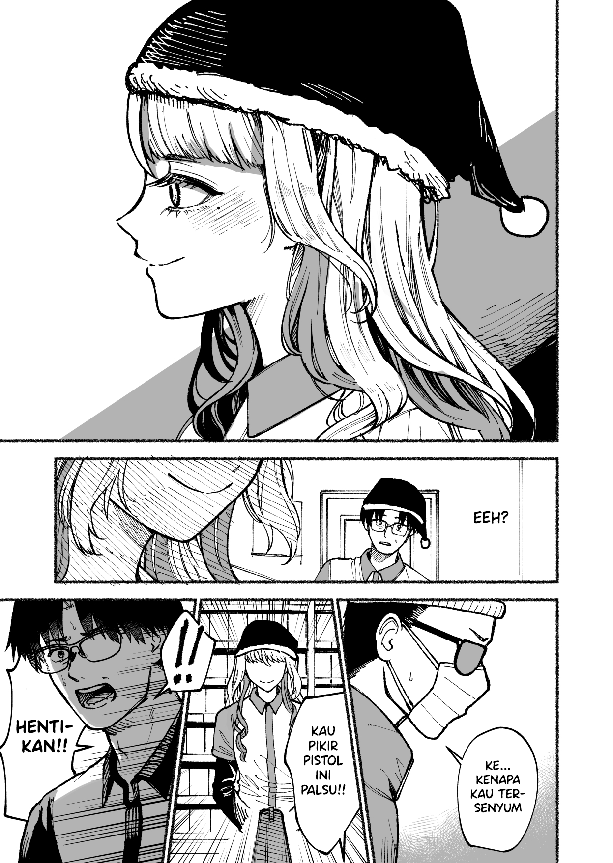 Christmas no Conveni Goutou VS Tenin no Gal Chapter 0 - halaman 2