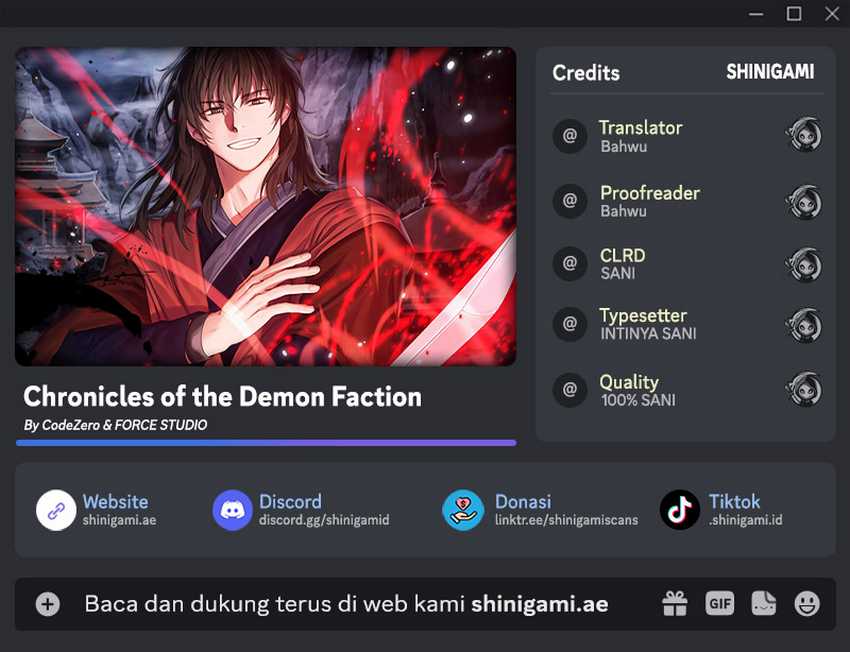 Chronicles of the Demon Faction Chapter 84 - halaman 1