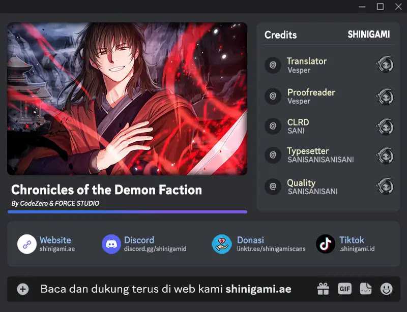 Chronicles of the Demon Faction Chapter 87 - halaman 1