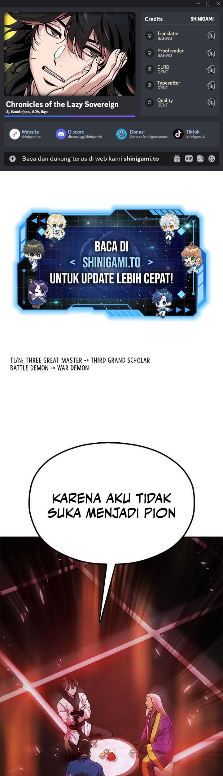Chronicles of the Lazy Sovereign Chapter 14 - halaman 1