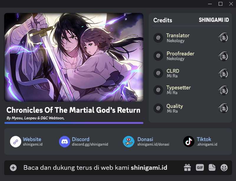 Chronicles Of The Martial God’s Chapter 47 - halaman 1