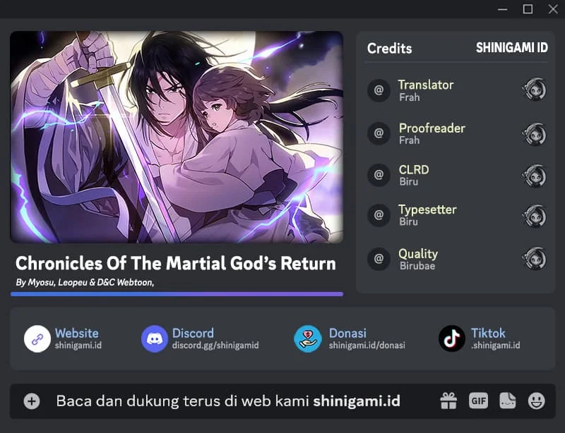 Chronicles Of The Martial God’s Chapter 65 - halaman 1