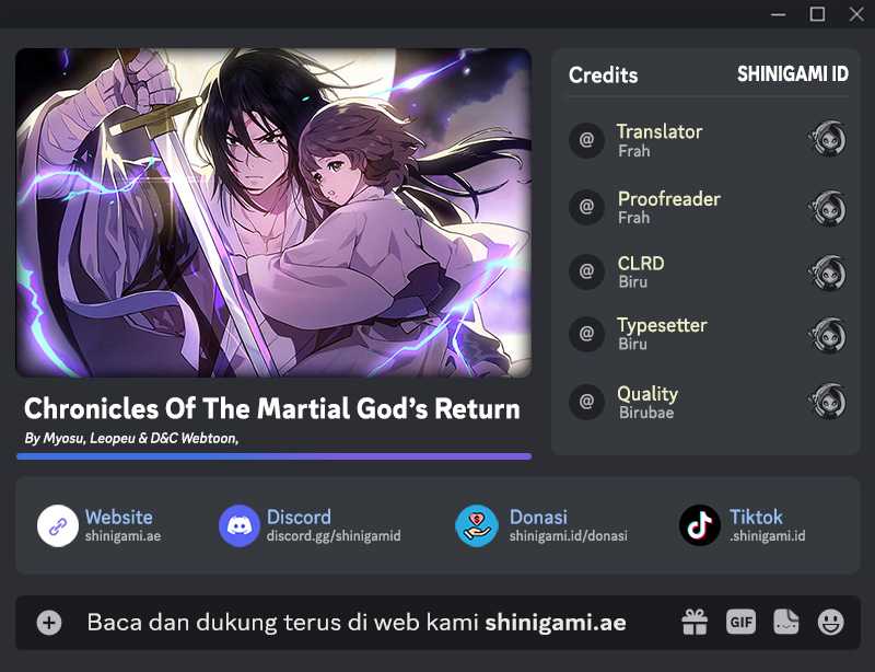 Chronicles Of The Martial God’s Chapter 72 - halaman 1