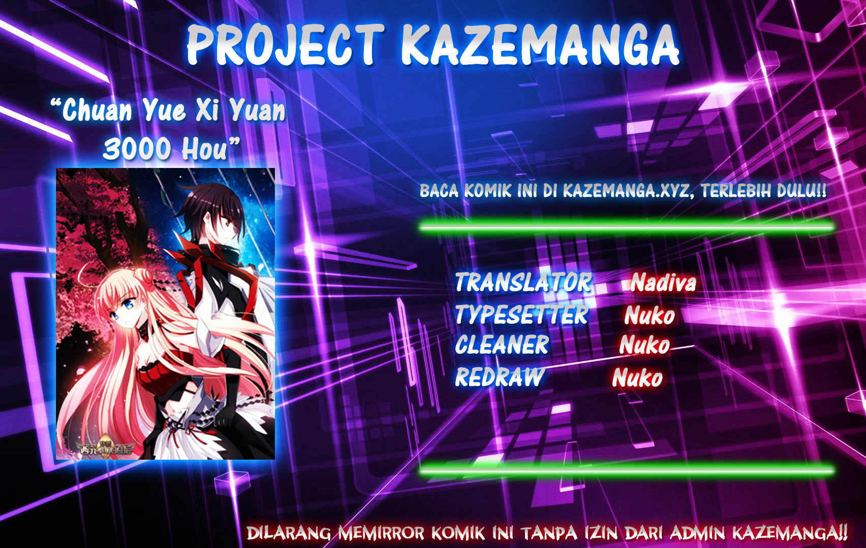 Chuanyue Xiyuan 3000 Hou Chapter 17 - halaman 1