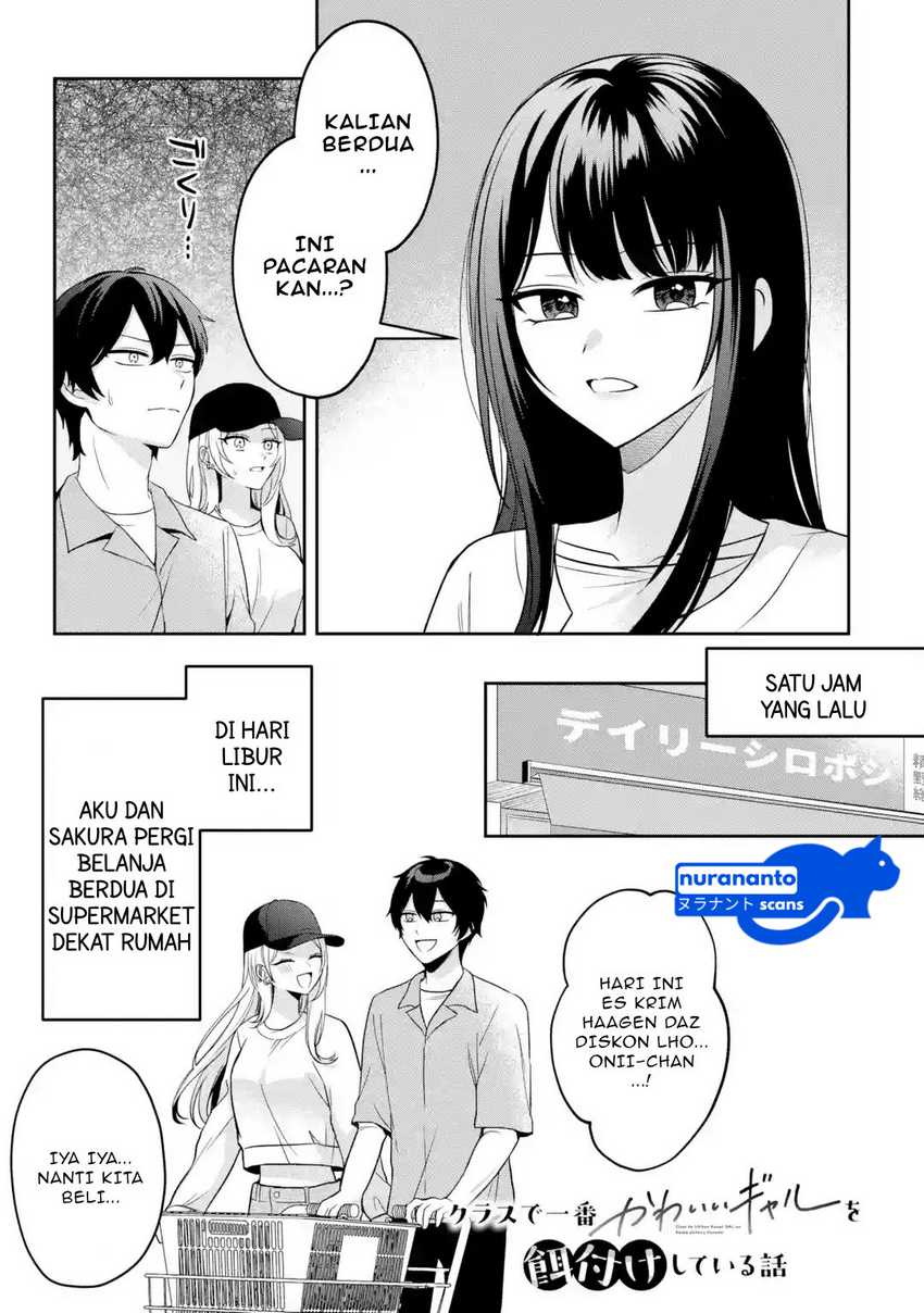 Class de Ichiban Kawaii Gal wo Ezuke shiteiru Hanashi Chapter 4.1 - halaman 2