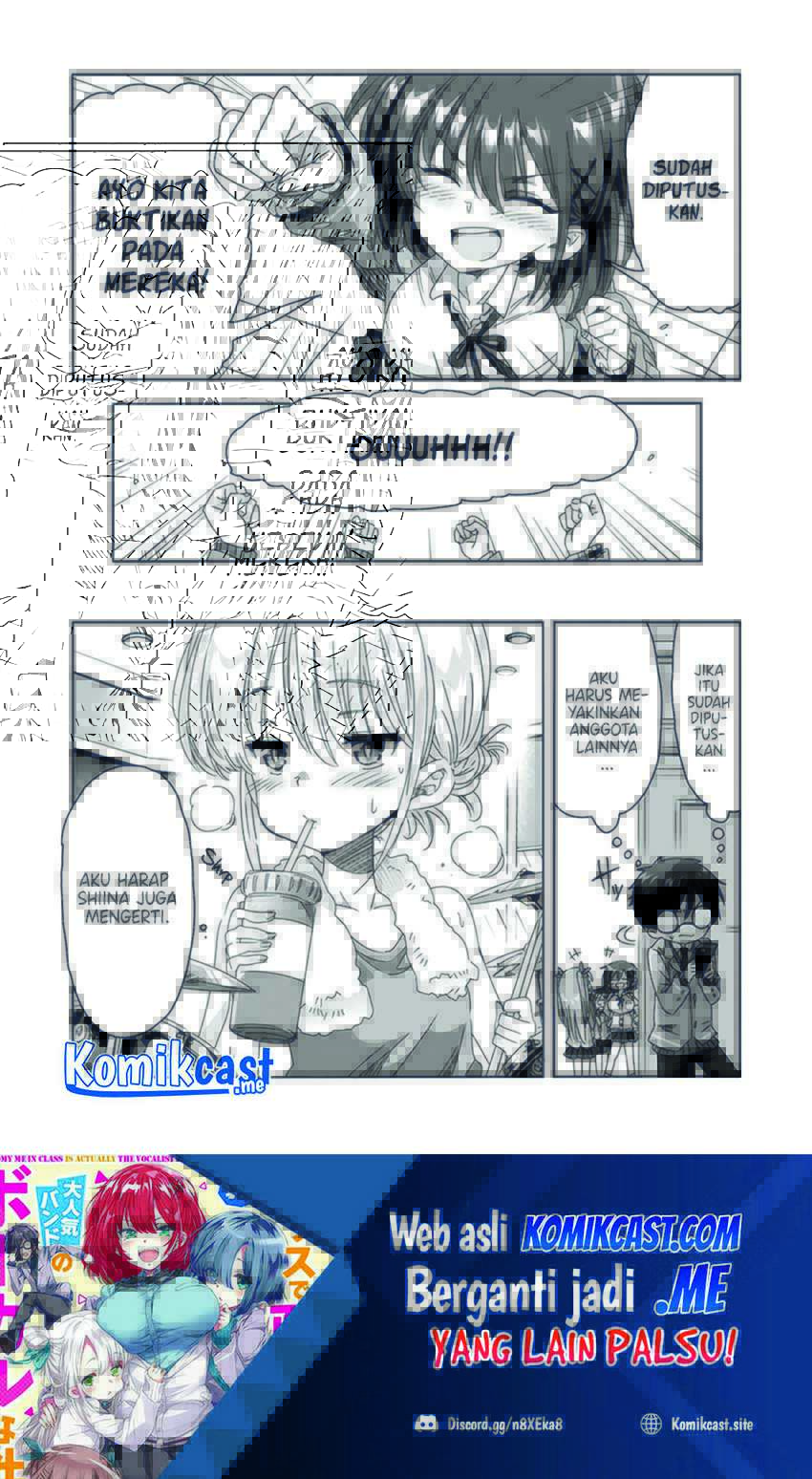 Class de Inkya no Ore ga Jitsu wa Daininki Band no Vocal na Ken Chapter 13 - halaman 17