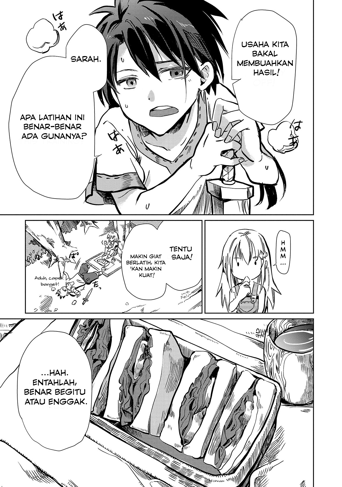 Class "Mushoku" no Eiyuutan: Koushakuke wo Tsuihou sareta ga, Jitsu wa Nagutta dake de Skill wo Kakutoku Dekiru to Wakari, Tairiku Ichi no Eiyuu ni Noboritsumeru Chapter 1 - halaman 5
