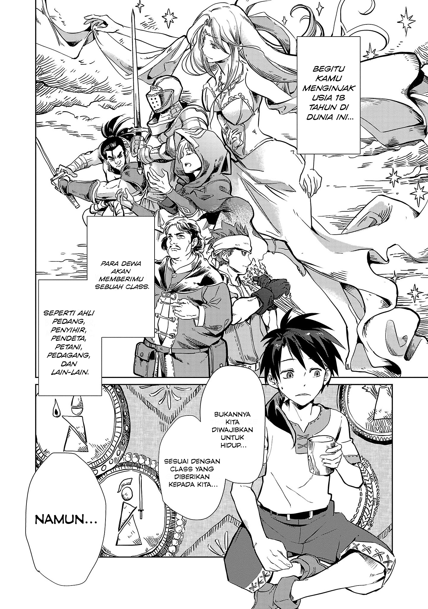 Class "Mushoku" no Eiyuutan: Koushakuke wo Tsuihou sareta ga, Jitsu wa Nagutta dake de Skill wo Kakutoku Dekiru to Wakari, Tairiku Ichi no Eiyuu ni Noboritsumeru Chapter 1 - halaman 8