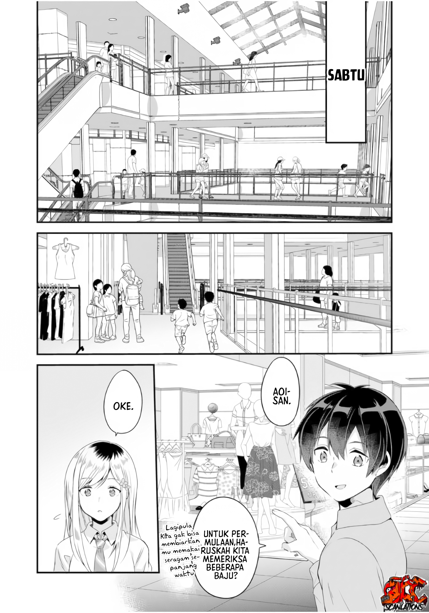 Class no Bocchi Gal wo Omochikaeri shite Seiso-kei Bijin ni Shiteyatta Hanashi Chapter 3 - halaman 2