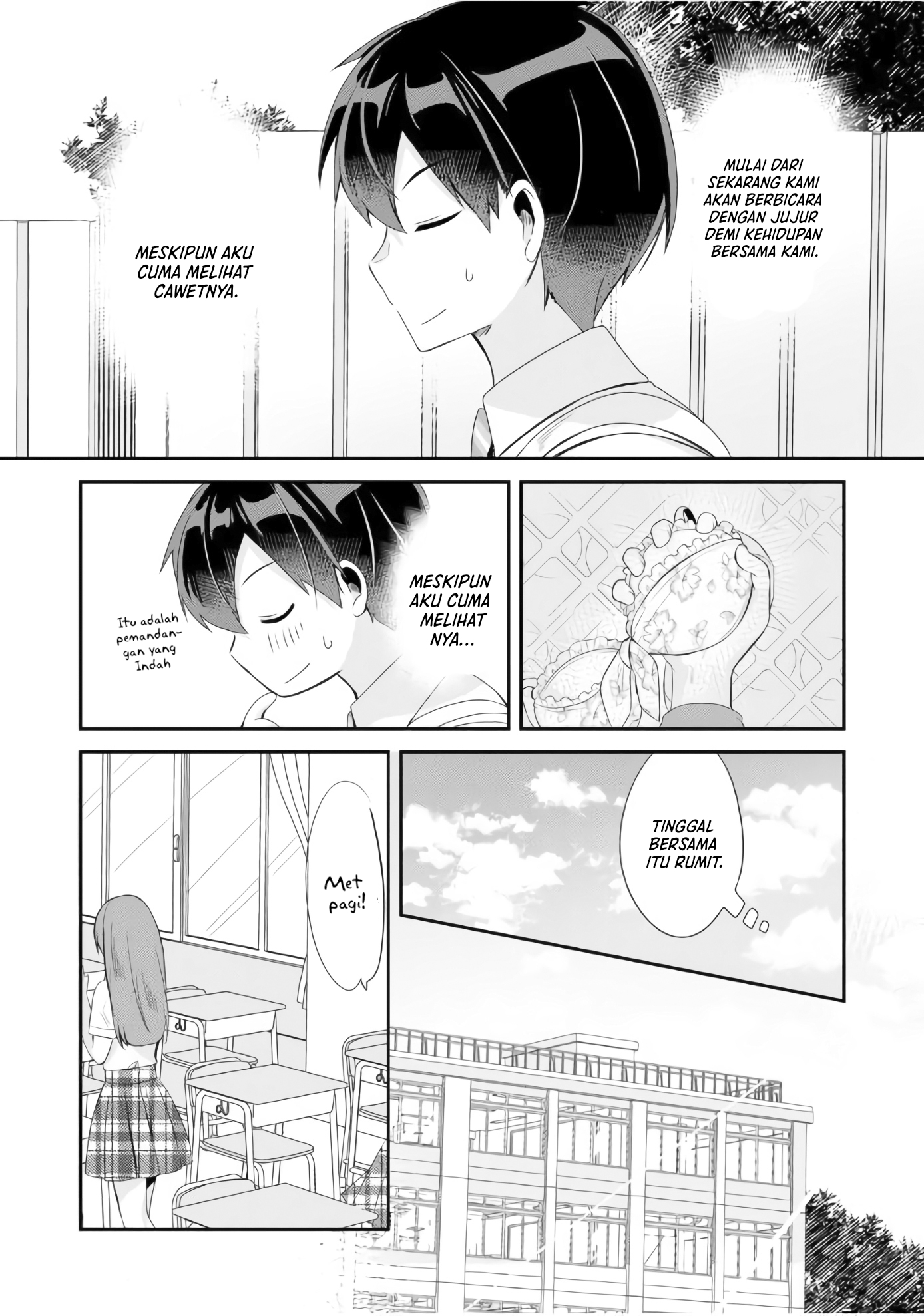 Class no Bocchi Gal wo Omochikaeri shite Seiso-kei Bijin ni Shiteyatta Hanashi Chapter 5 - halaman 3