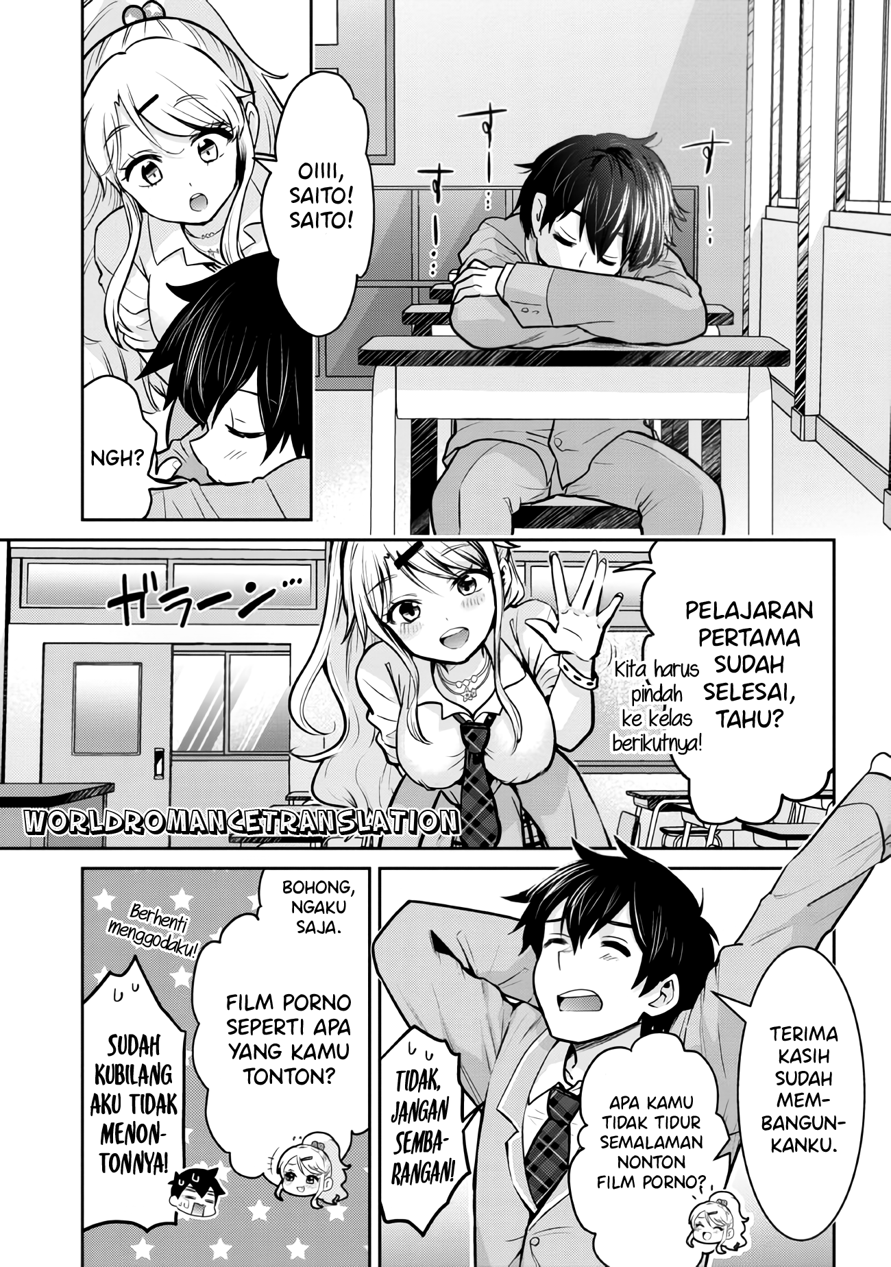 Class no Daikirai na Joshi to Kekkon suru Koto ni Natta. Chapter 15.2 - halaman 1