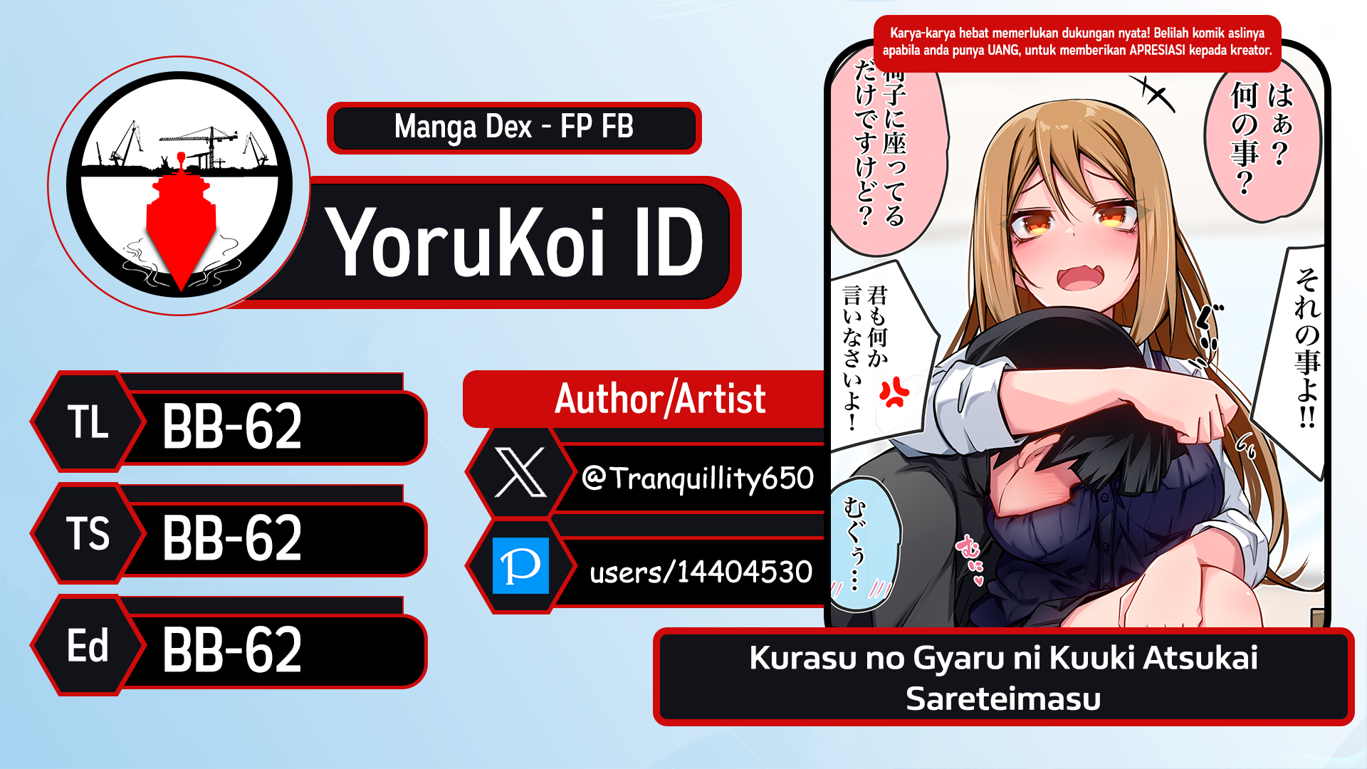 Class no Gal ni Kuuki Atsukai Sareteimasu Chapter 13 - halaman 1