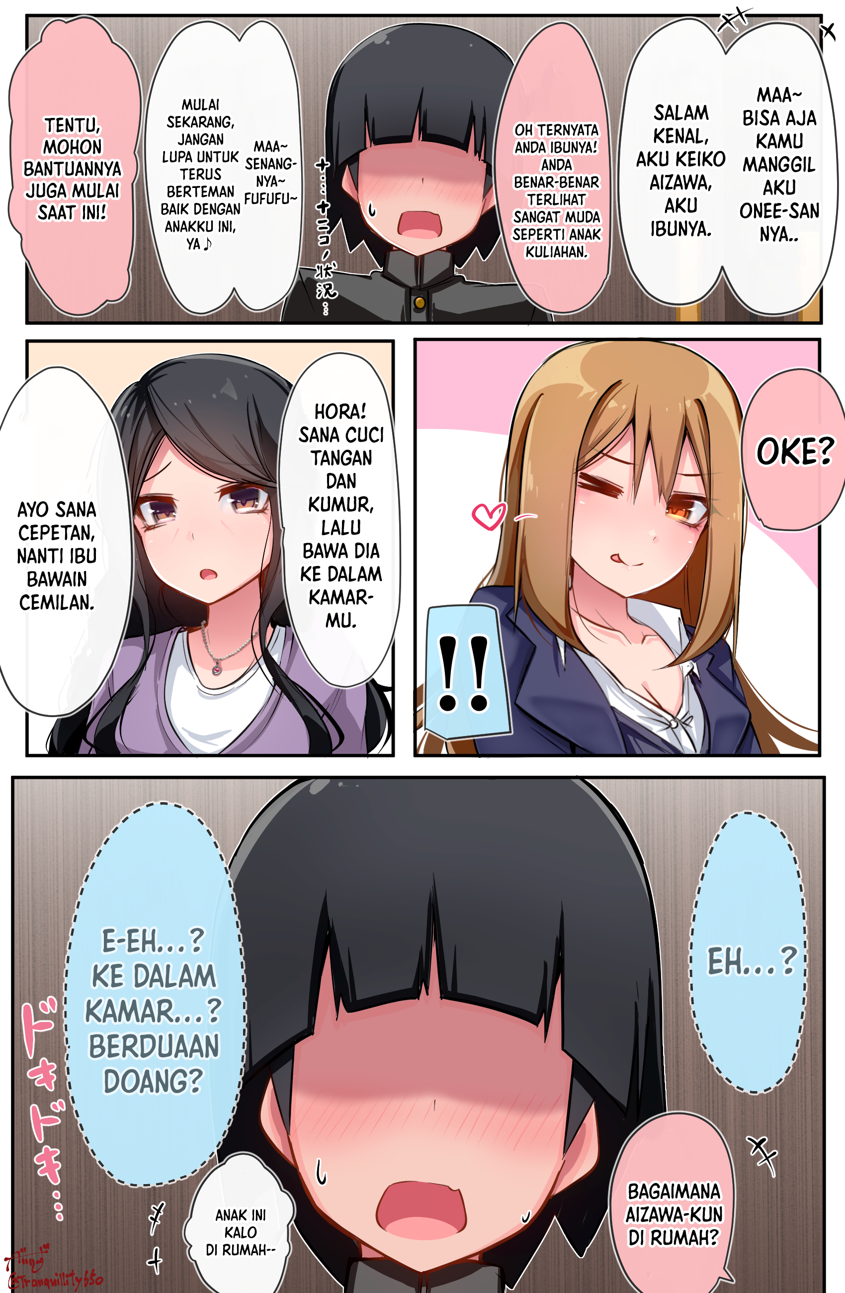 Class no Gal ni Kuuki Atsukai Sareteimasu Chapter 18 - halaman 3