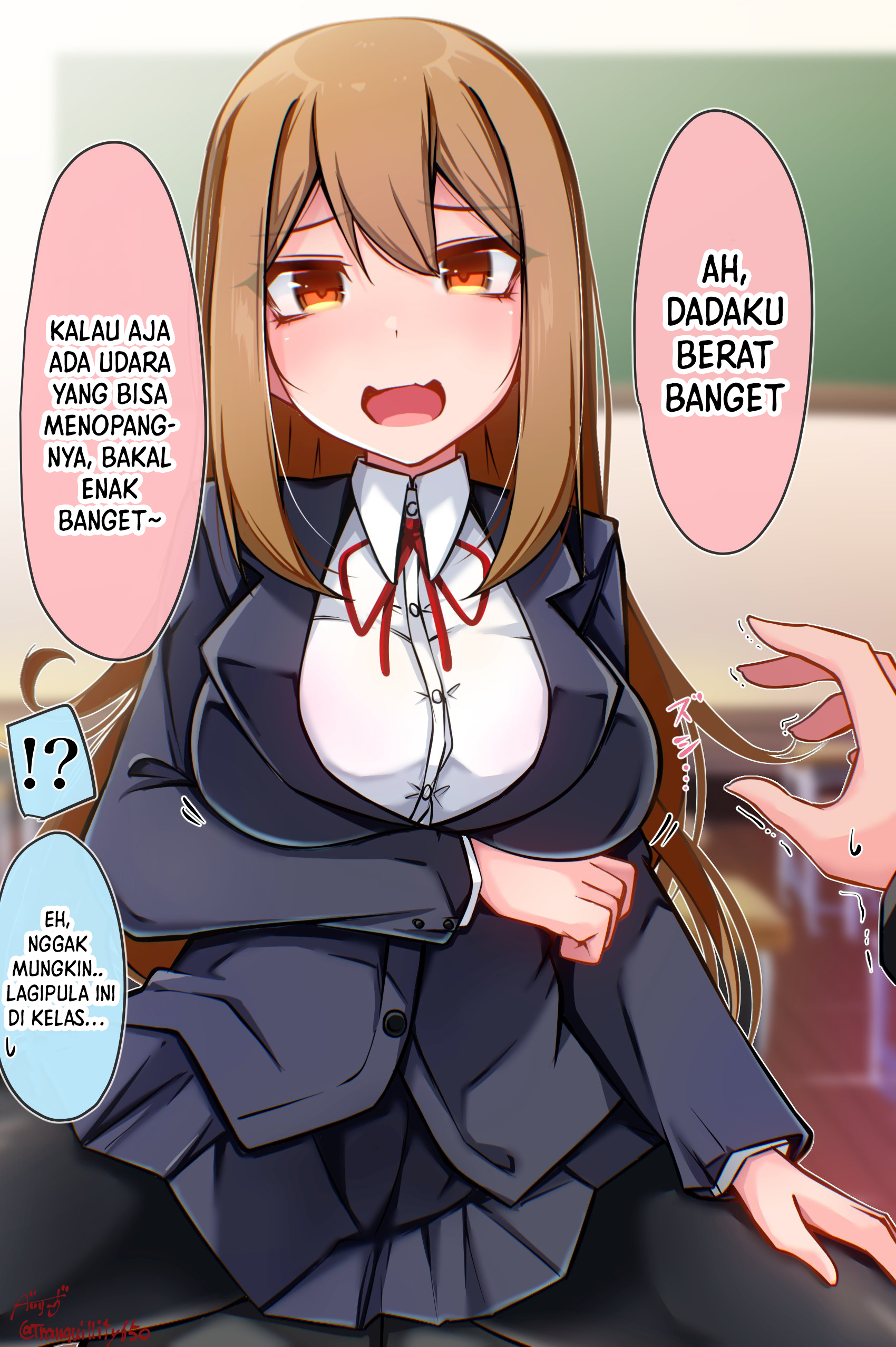 Class no Gal ni Kuuki Atsukai Sareteimasu Chapter 23.1 - halaman 1