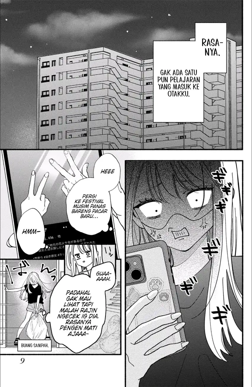 Class no Inkya ni Kareshi no Sainou ga Arisugiru Chapter 1.1 - halaman 8